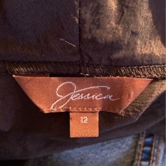 Vintage Jessica Taffeta Formal Blouse - Picture 7 of 7